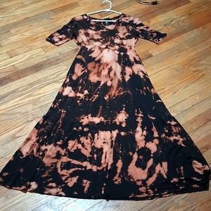 COPY - Reverse tye dye maxi dress